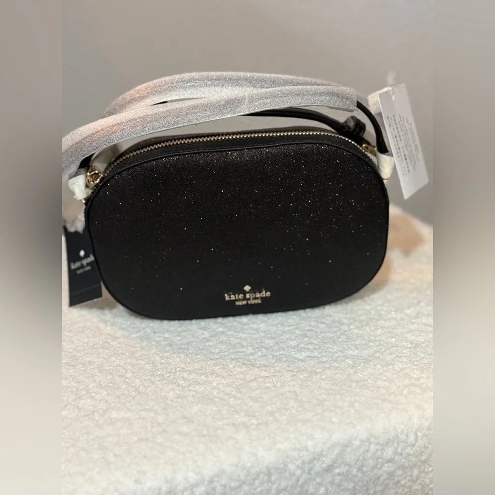 NWT Kate Spade New York glimmer oval camera bag - Picture 8 of 14